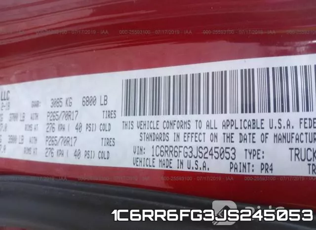 1C6RR6FG3JS245053 фото 10