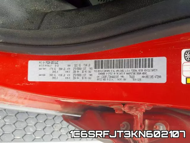 1C6SRFJT3KN602107 фото 2