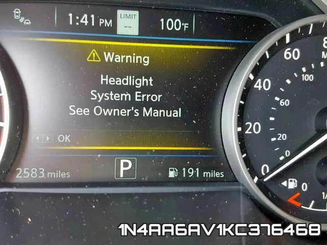 1N4AA6AV1KC376468 фото 9