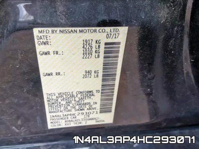 1N4AL3AP4HC293071 фото 2