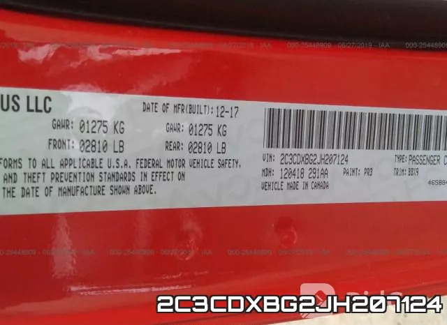 2C3CDXBG2JH207124 фото 10
