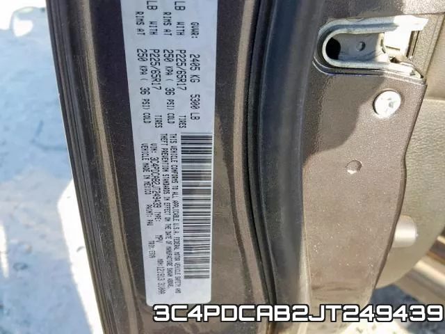 3C4PDCAB2JT249439 фото 2