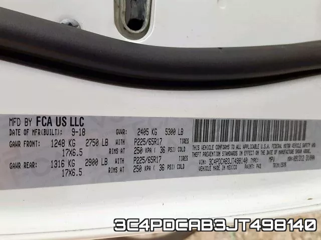 3C4PDCAB3JT498140 фото 2