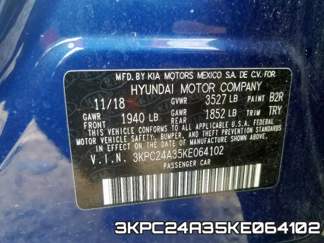 3KPC24A35KE064102 фото 2