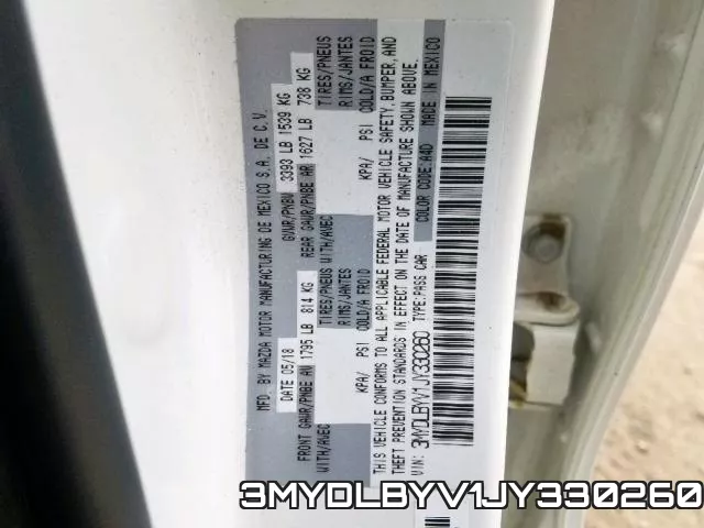 3MYDLBYV1JY330260 фото 2