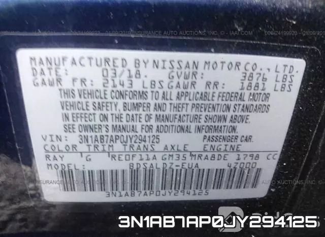 3N1AB7AP0JY294125 фото 10