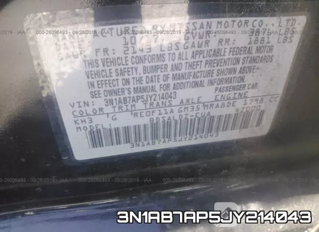 3N1AB7AP5JY214043 фото 10