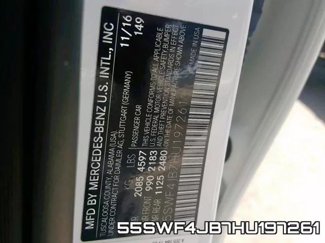55SWF4JB7HU197261 фото 2