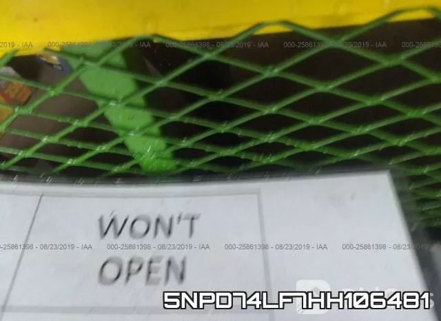 5NPD74LF7HH106481 фото 2