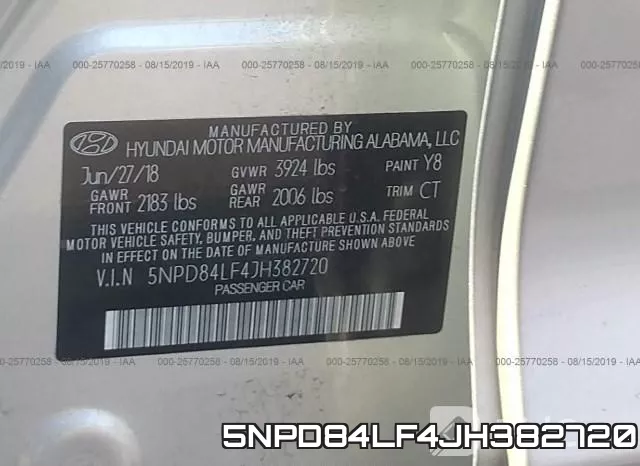 5NPD84LF4JH382720 фото 10