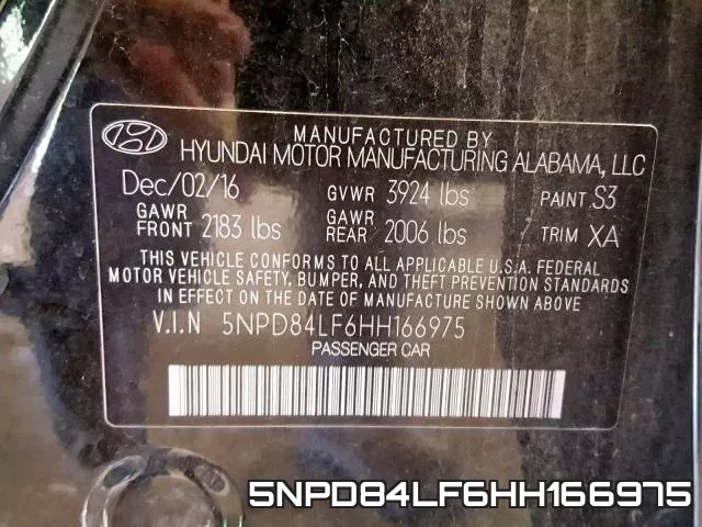 5NPD84LF6HH166975 фото 2
