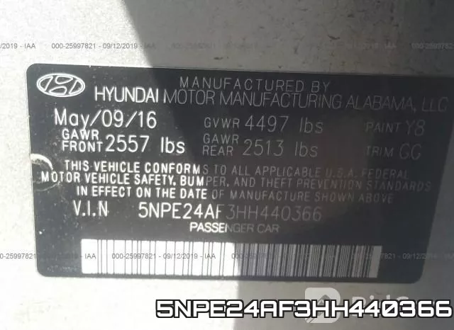 5NPE24AF3HH440366 фото 10