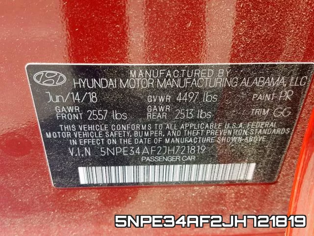 5NPE34AF2JH721819 фото 2