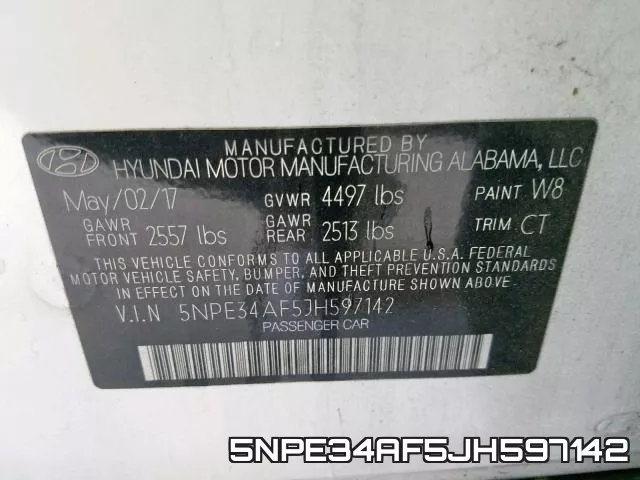 5NPE34AF5JH597142 фото 2