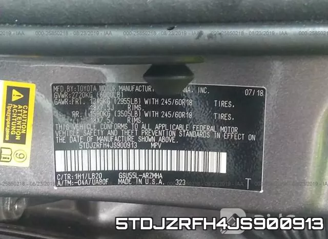 5TDJZRFH4JS900913 фото 10