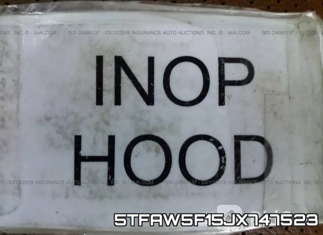 5TFAW5F15JX747523 фото 2