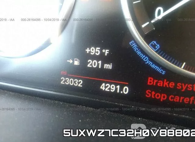 5UXWZ7C32H0V88802 фото 8