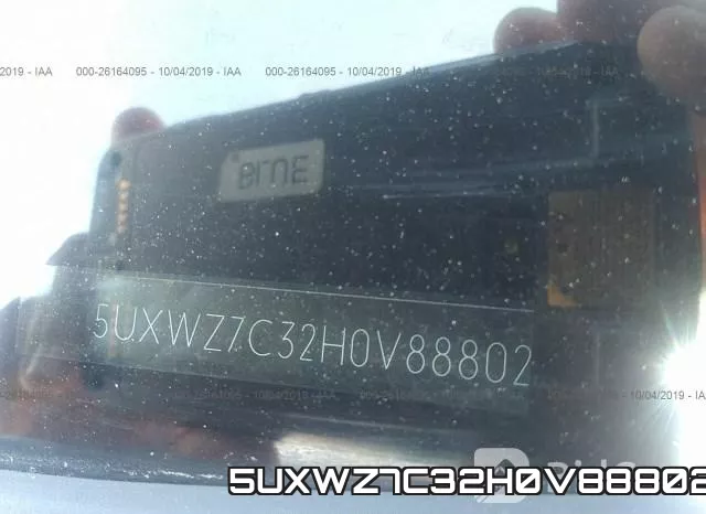 5UXWZ7C32H0V88802 фото 10
