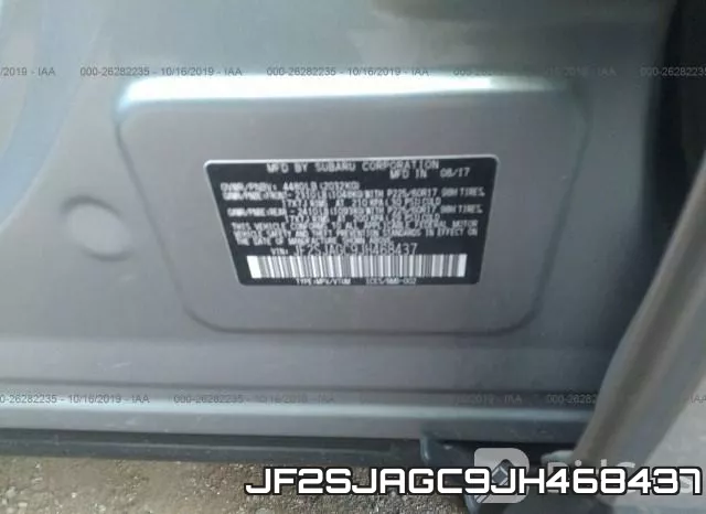 JF2SJAGC9JH468437 фото 10