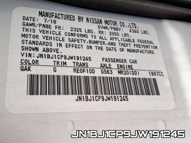JN1BJ1CP9JW191245 фото 2