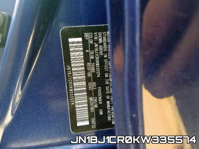 JN1BJ1CR0KW335574 фото 2