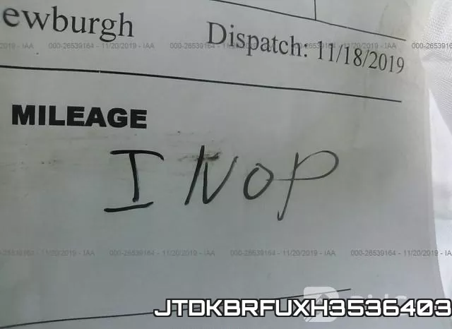 JTDKBRFUXH3536403 фото 8