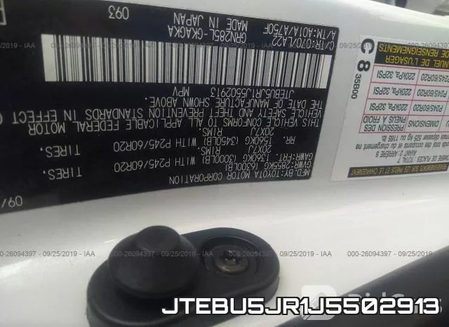 JTEBU5JR1J5502913 фото 10