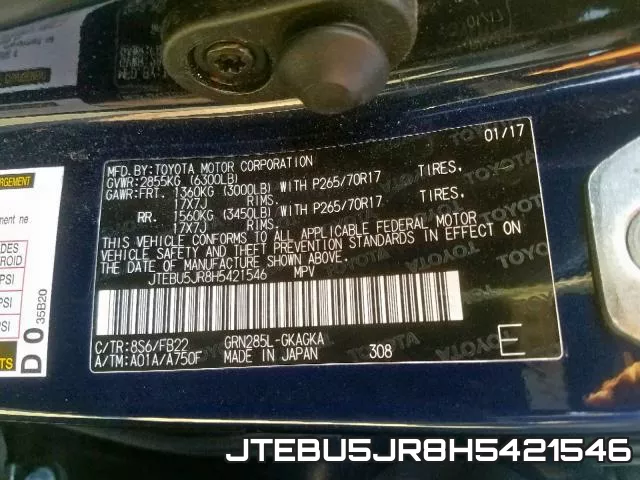 JTEBU5JR8H5421546 фото 2