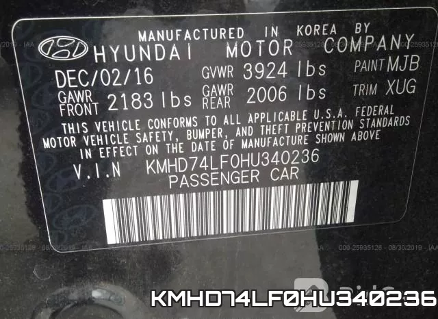KMHD74LF0HU340236 фото 10