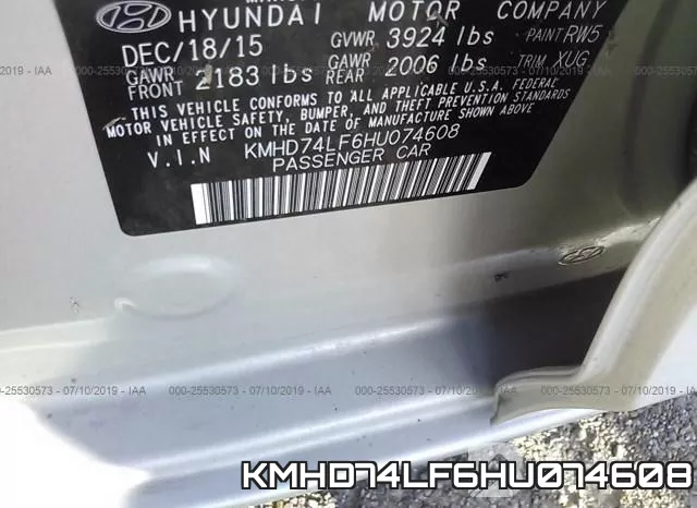KMHD74LF6HU074608 фото 10