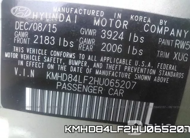 KMHD84LF2HU065207 фото 10