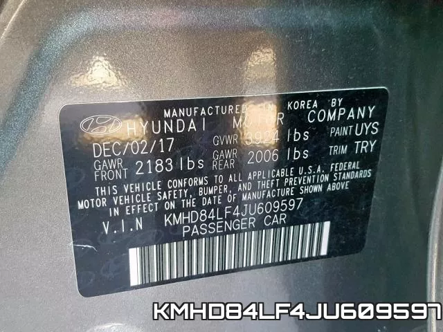 KMHD84LF4JU609597 фото 2
