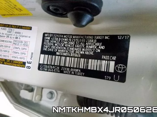 NMTKHMBX4JR050626 фото 2