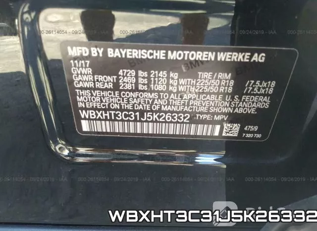 WBXHT3C31J5K26332 фото 10
