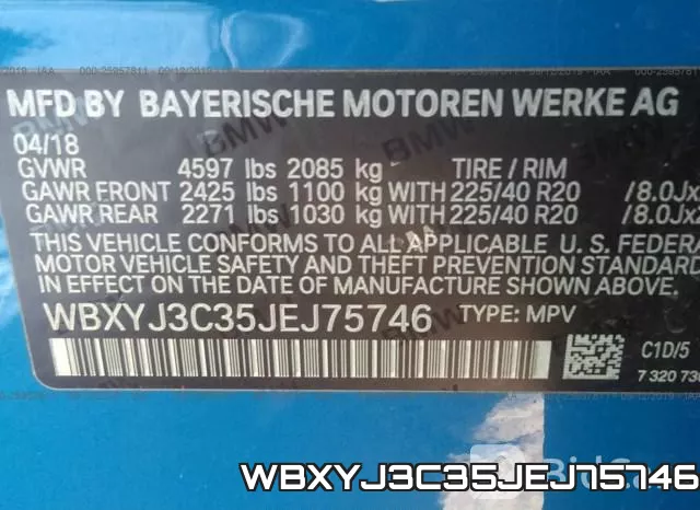 WBXYJ3C35JEJ75746 фото 10