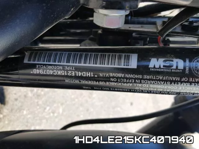 1HD4LE215KC407940 фото 2