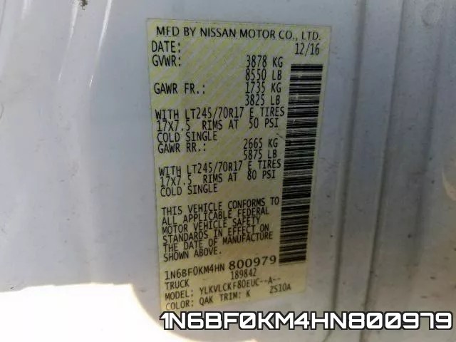 1N6BF0KM4HN800979 фото 2