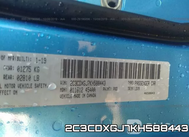 2C3CDXGJ7KH588443 фото 10