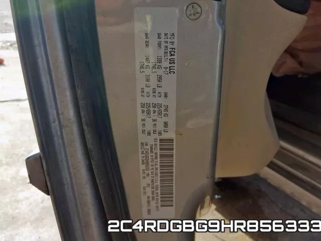 2C4RDGBG9HR856333 фото 2