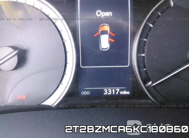 2T2BZMCA6KC180860 фото 8
