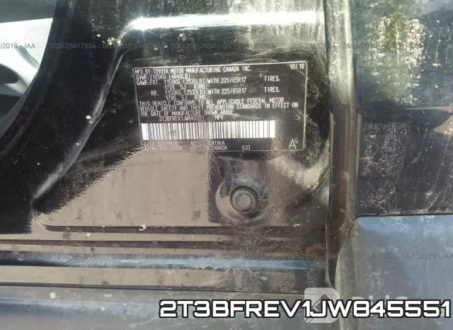 2T3BFREV1JW845551 фото 9