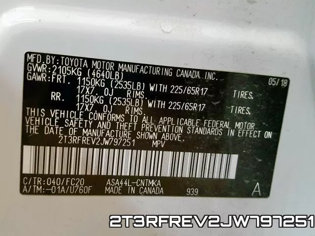 2T3RFREV2JW797251 фото 2
