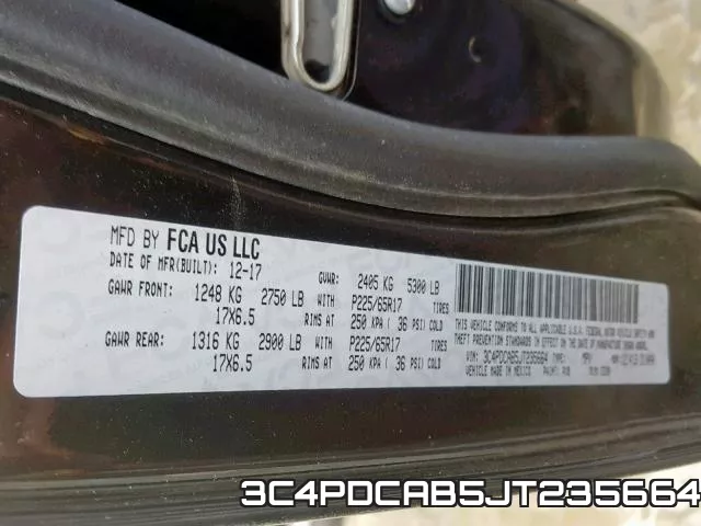 3C4PDCAB5JT235664 фото 2