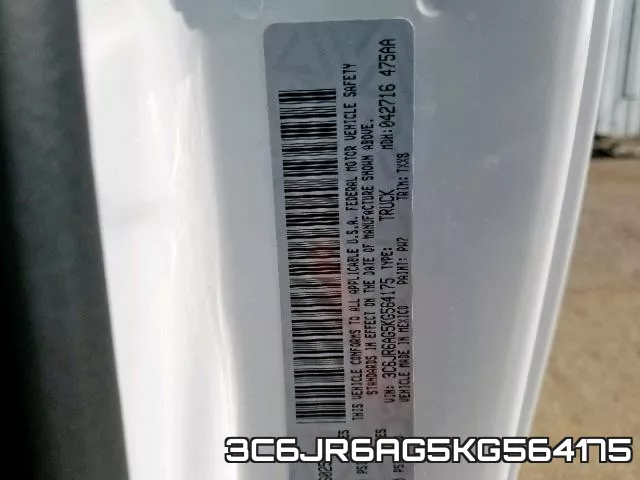 3C6JR6AG5KG564175 фото 2