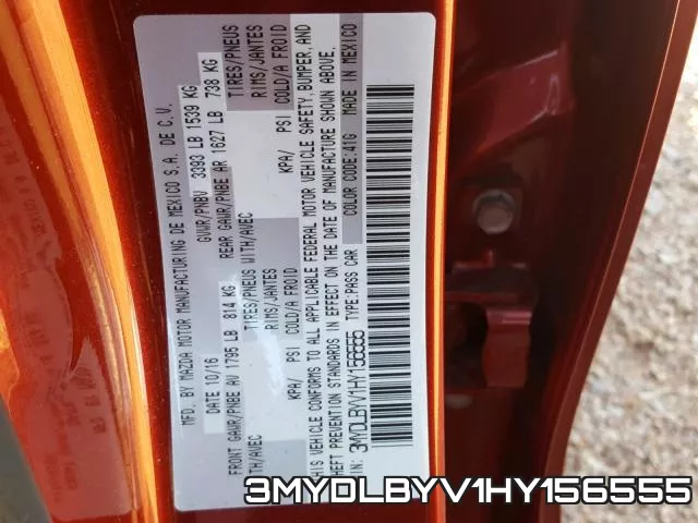 3MYDLBYV1HY156555 фото 2