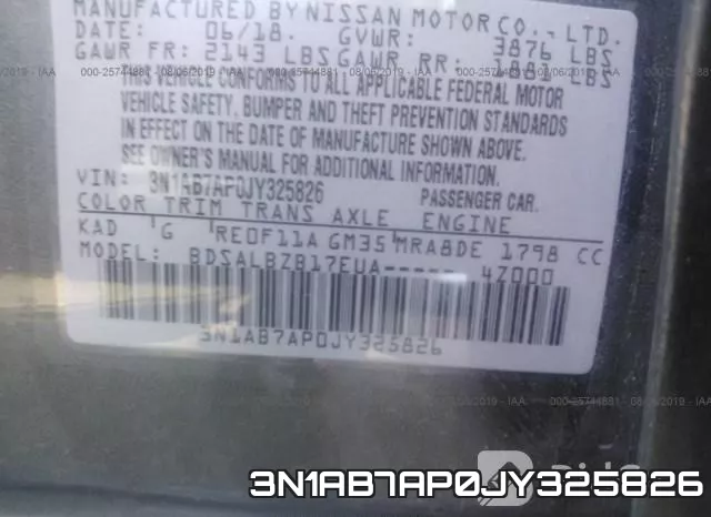 3N1AB7AP0JY325826 фото 10