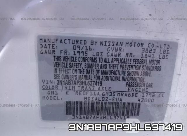 3N1AB7AP3HL637419 фото 10