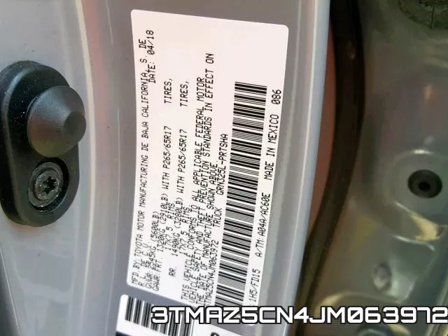 3TMAZ5CN4JM063972 фото 2