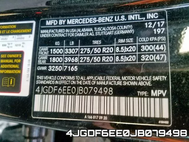 4JGDF6EE0JB079498 фото 2