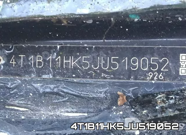 4T1B11HK5JU519052 фото 10